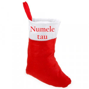 Cizma de Craciun cu numele dorit