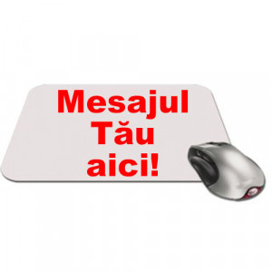 Mouse pad personalizat cu text