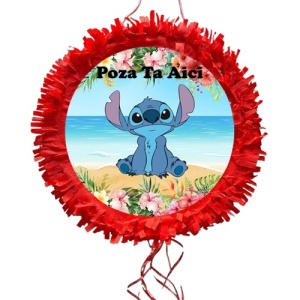 Pinata rotunda personalizata cu poza