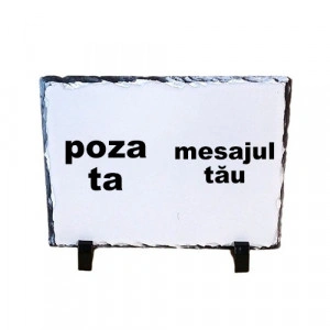 Placa Ardezie Personalizata cu poza si text