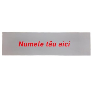 Placa Auto personalizata cu nume dorit