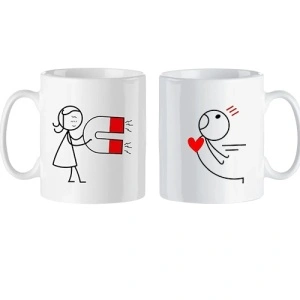 Set de cani personalizate pentru cuplu