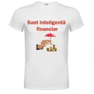 Tricoul personalizat cu textul "Inteligenta Financiar"