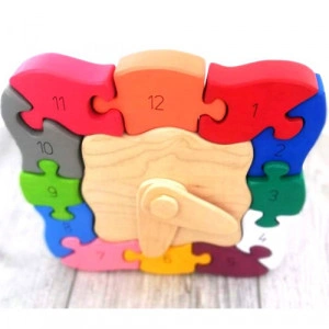 Ceas Din Lemn Handmade, 13 piese