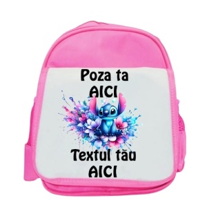 Ghizodan roz personalizat cu poza si text