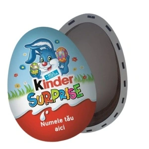 Ou Kinder Surprise personalizat cu nume dorit