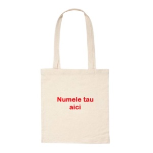 Sacosa personalizata cu numele dorit