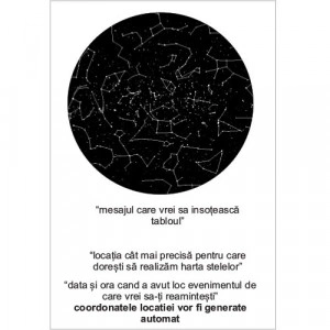 Tablou Personalizat Harta Stelelor