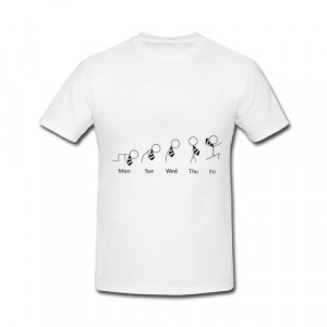 Tricou personalizat Zilele saptamanii