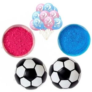 Accesorii gender reveal, minge cu pudra