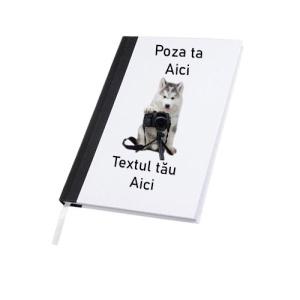 Agenda personalizata cu poza si text