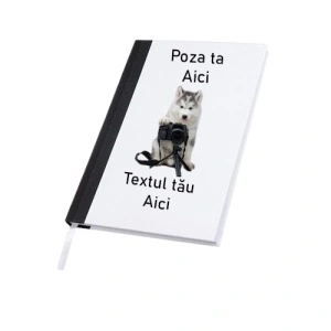 Agenda personalizata cu poza si text