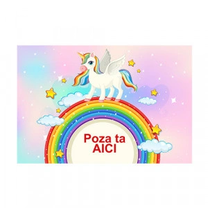 Creati un cadou magic - puzzle personalizat unicorn cu poza ta