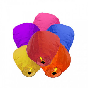 Lampion zburatoar multicolor