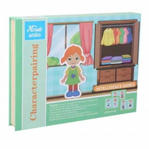 Puzzle Magnetic cu personaje si 10 ilustratii