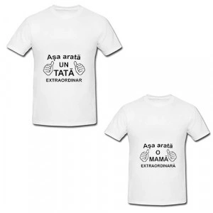Tricouri personalizate pentru parinti extraordinari