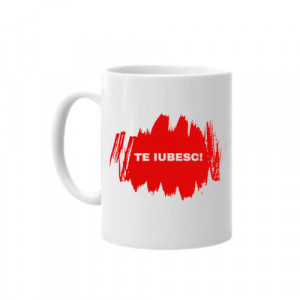 Cana personalizata TE IUBESC