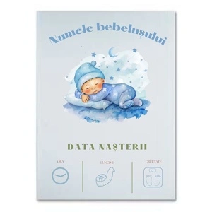 Prima Poveste a Bebelusului – Tablou Personalizat