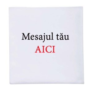 Prosop personalizat cu Mesaj