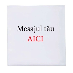 Prosop personalizat cu Mesaj