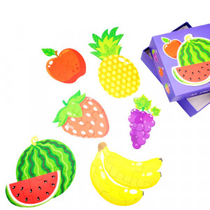 Puzzle din lemn Fructe