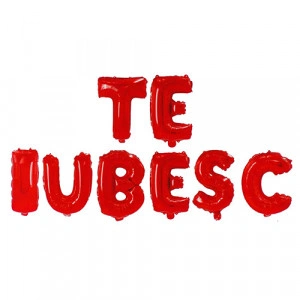 Set baloane litere Te iubesc