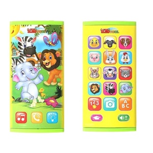 Telefon Interactiv cu Butoane Touchscreen si Sunete de Animale