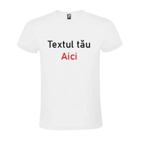 Tricou personalizat cu text pentru copii