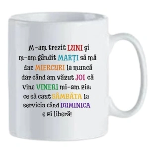 Cana personalizata „Planul meu de munca”