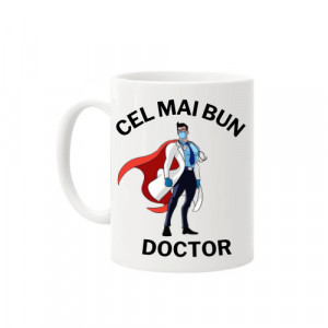 Cana personalizata pentru cel mai bun doctor