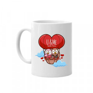 Cana personalizata "U&Me"