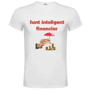 Tricoul personalizat cu textul "Inteligent Financiar"