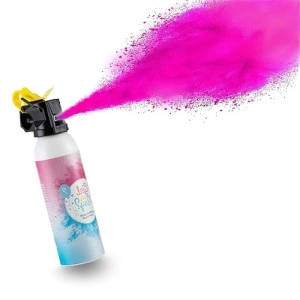 Accesorii Gender Reveal Spray Cu Pudra Roz