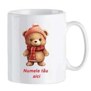 Cana Personalizata cu Ursulet