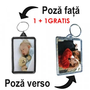 Breloc personalizat cu poze