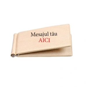 Portofel personalizat cu mesaj