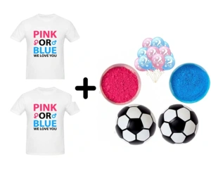 Set Gender Reveal "Kick & Reveal"