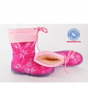 NEPROMOČIVE gumene dečije čizme 00483 roze - Img 3