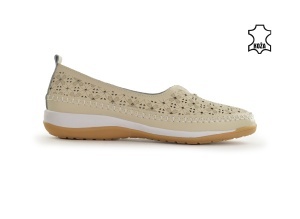 Kožne ženske espadrile 25197BE bež - Img 2