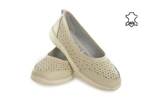 Kožne ženske espadrile 25224BE bež - Img 3