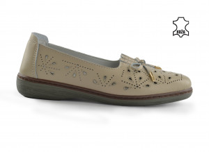 Kožne ženske espadrile 2767BE bež - Img 2