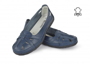 Kožne ženske espadrile SD-1114 teget - Img 3