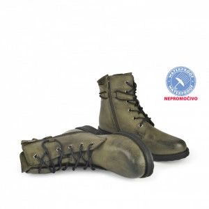 NEPROMOČIVE ženske duboke cipele 18AW1229SV sive - Img 2