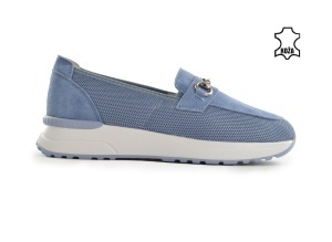 Kožne ženske espadrile 25221PL plave - Img 2
