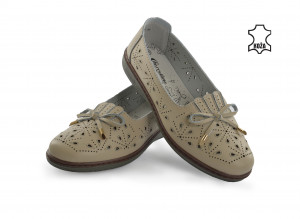 Kožne ženske espadrile 2767BE bež - Img 3