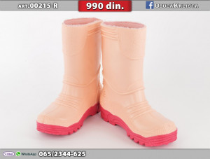 Gumene dečije čizme 00215-R roze - Img 3