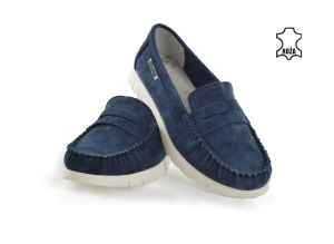 Kožne ženske espadrile 4146TT teget - Img 3