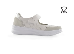 Kožne ženske espadrile 4030BL bele - Img 2