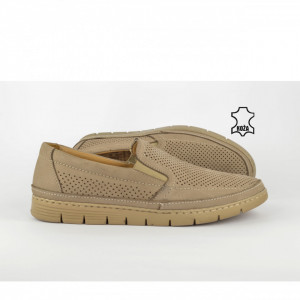 Kožne muške espadrile 7089BE bež - Img 2