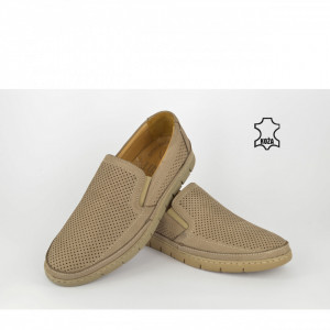 Kožne muške espadrile 7089BE bež - Img 3